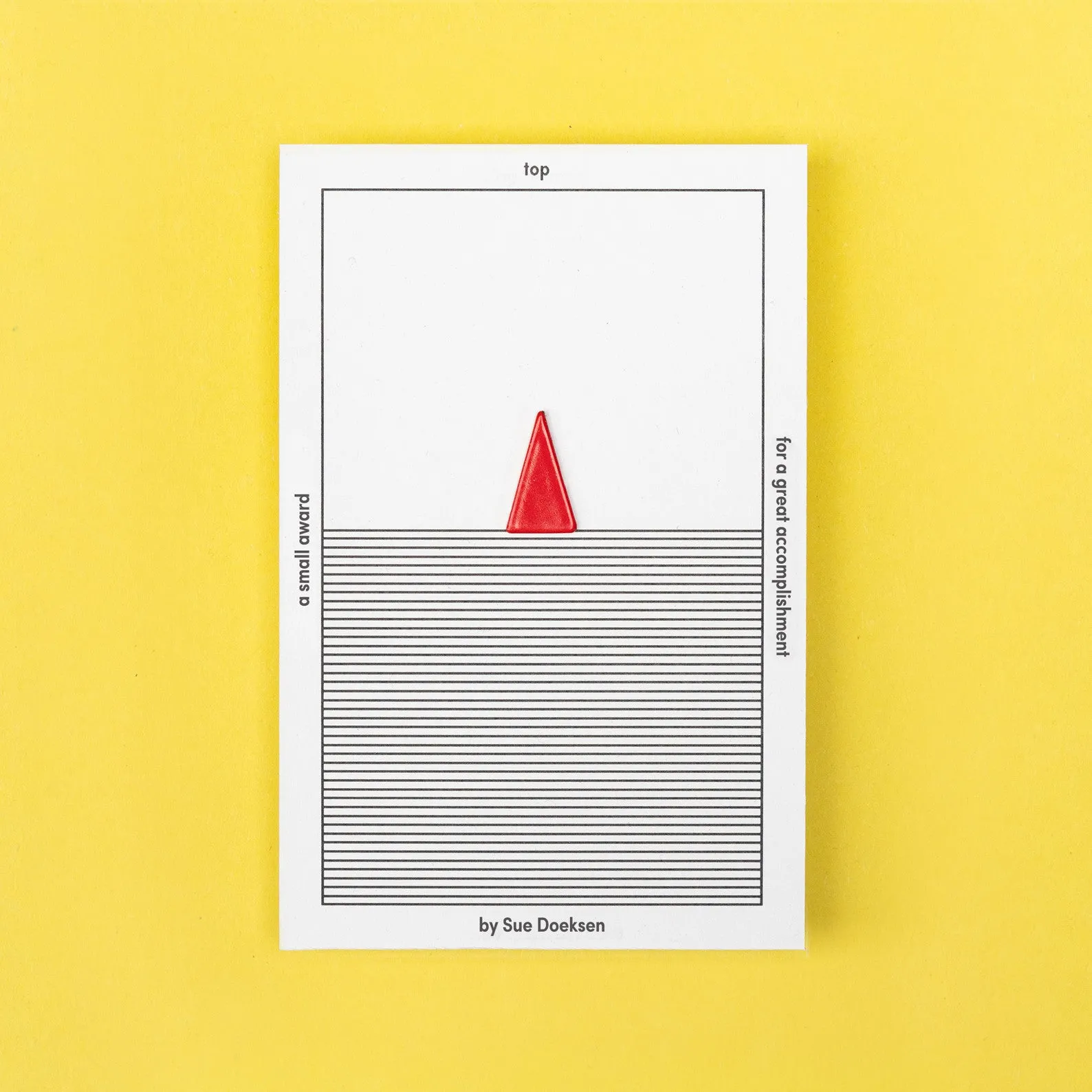 SUE DOEKSEN Pyramid Pin