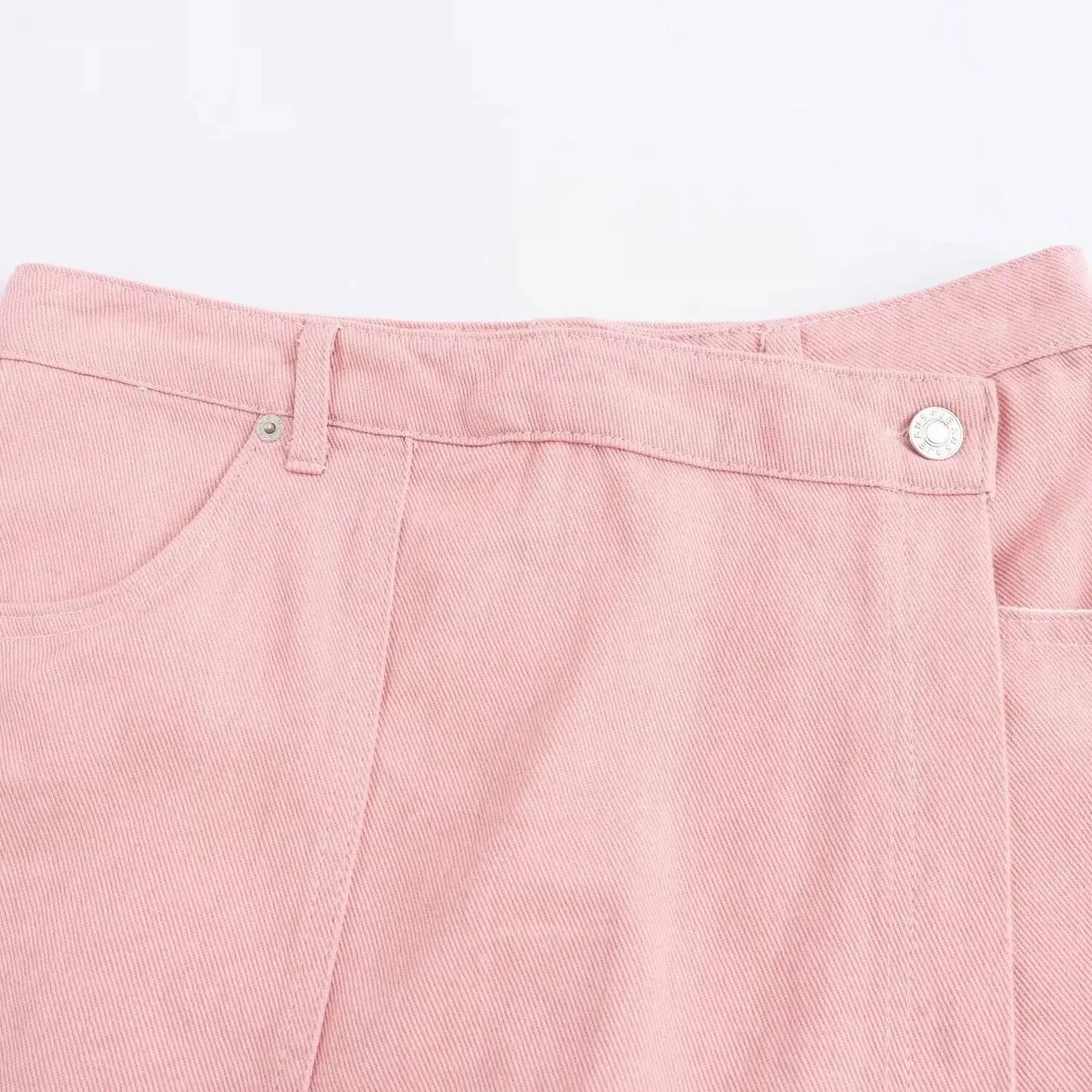 Summer New fashion Women's European And American Style Street Short Lapel Denim Top Skirt Pants Casual Design Sense Suit
