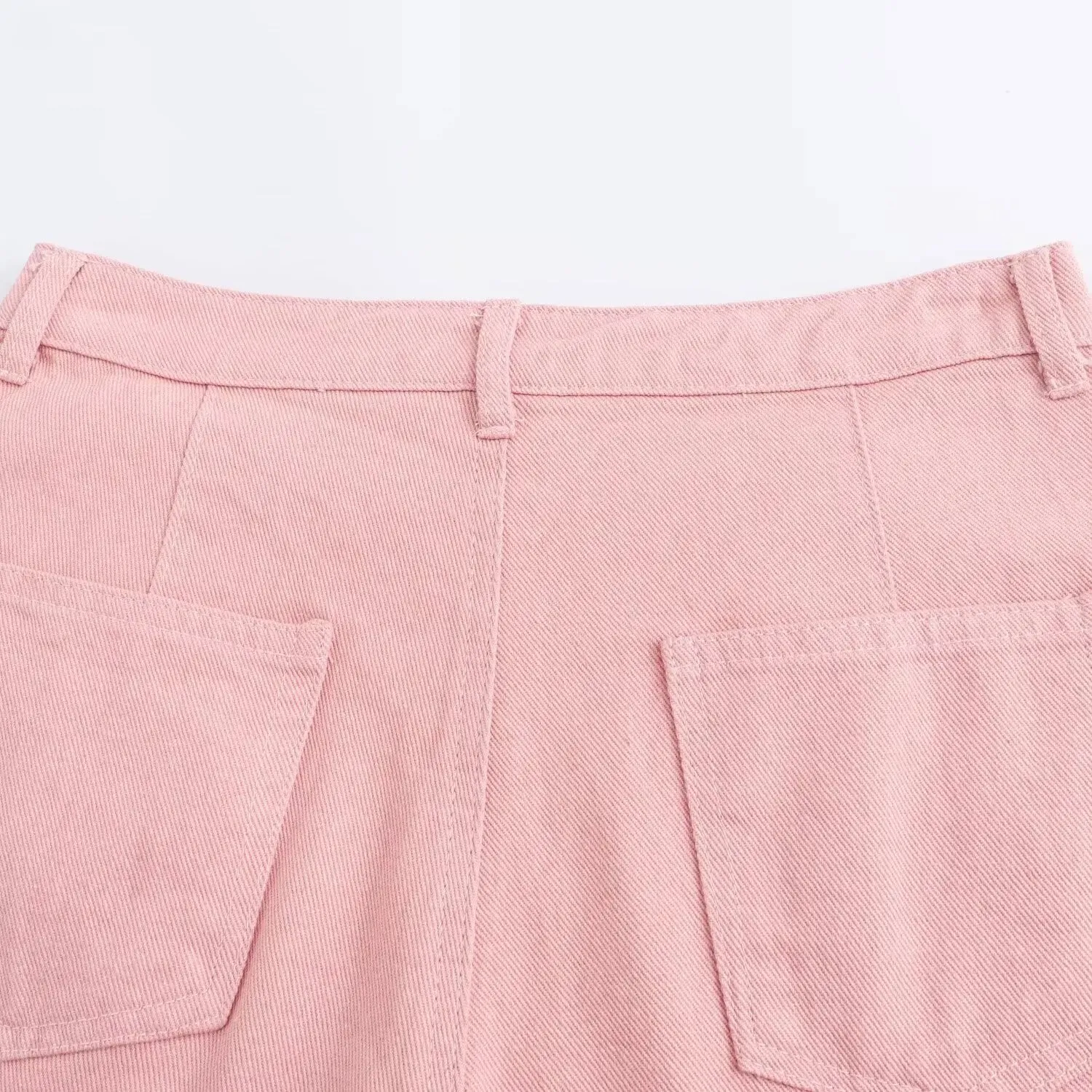 Summer New fashion Women's European And American Style Street Short Lapel Denim Top Skirt Pants Casual Design Sense Suit