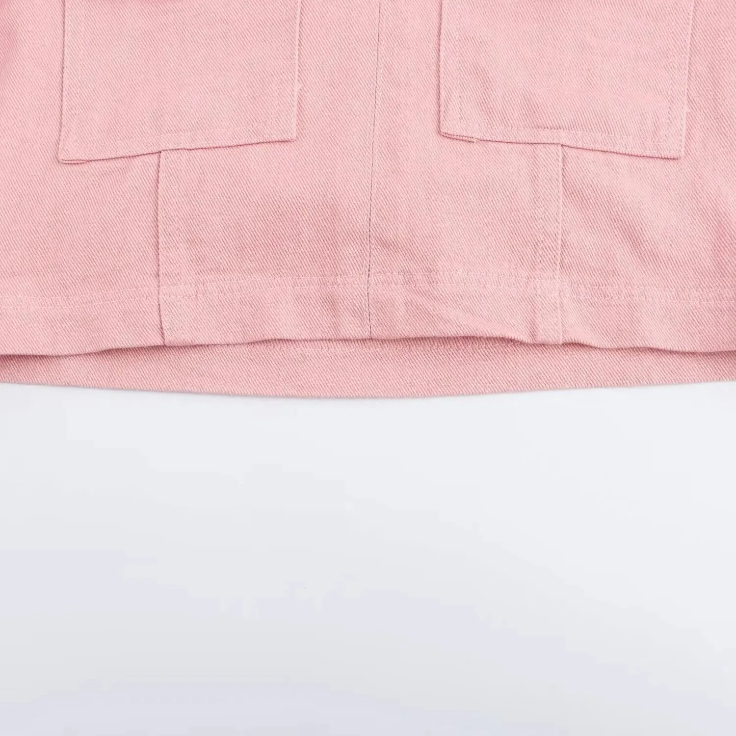 Summer New fashion Women's European And American Style Street Short Lapel Denim Top Skirt Pants Casual Design Sense Suit