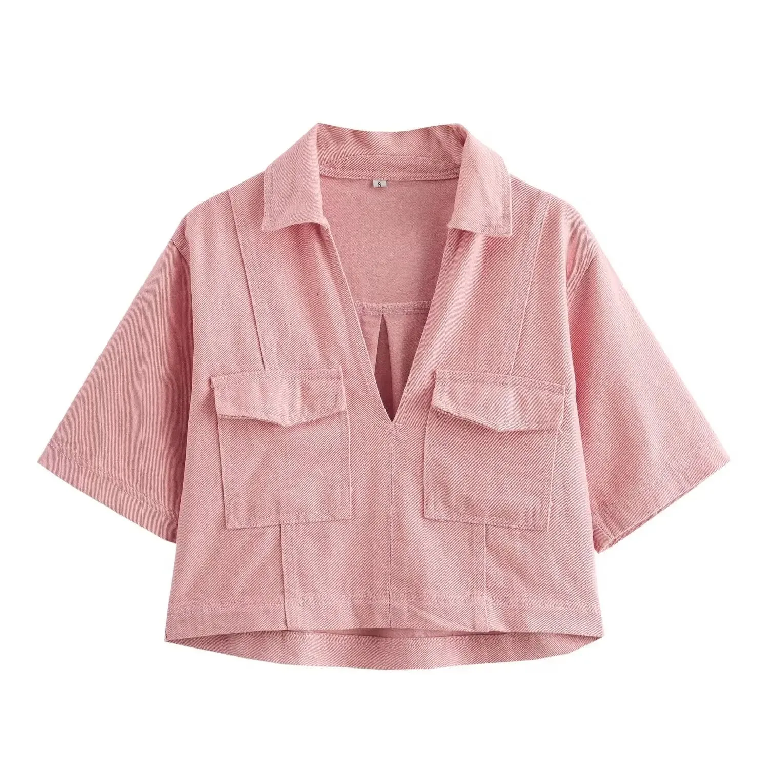 Summer New fashion Women's European And American Style Street Short Lapel Denim Top Skirt Pants Casual Design Sense Suit