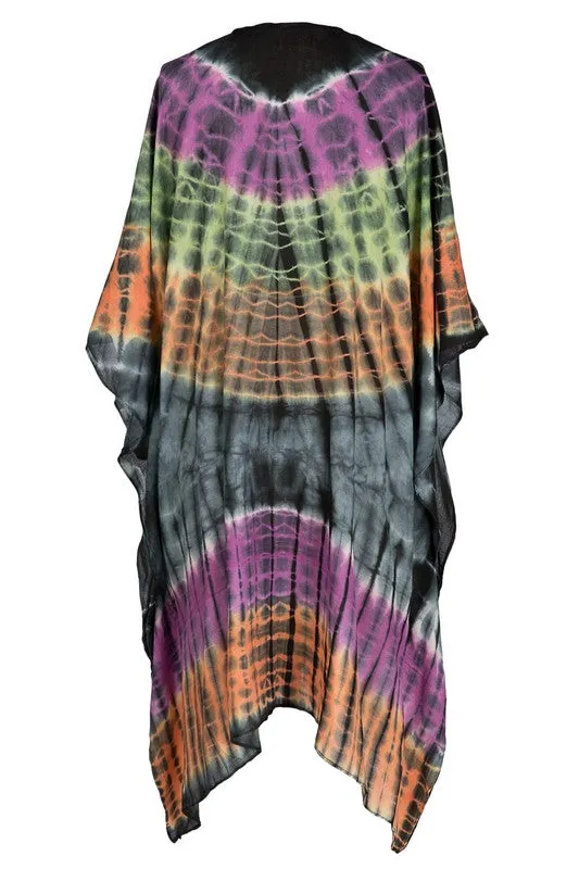 SUMMER OF LOVE TIE DYE KIMONO