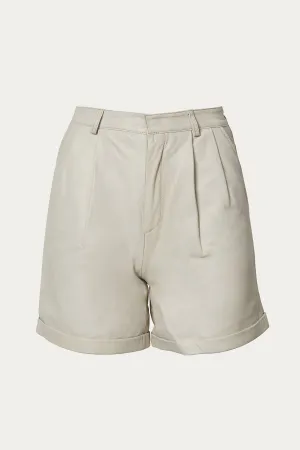 SUZY LEATHER SHORTS