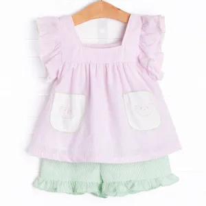 Sweet Summer Treat Short Set, Pink