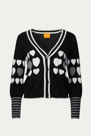 SWEETHEART COTTON AND SILK-BLEND CARDIGAN