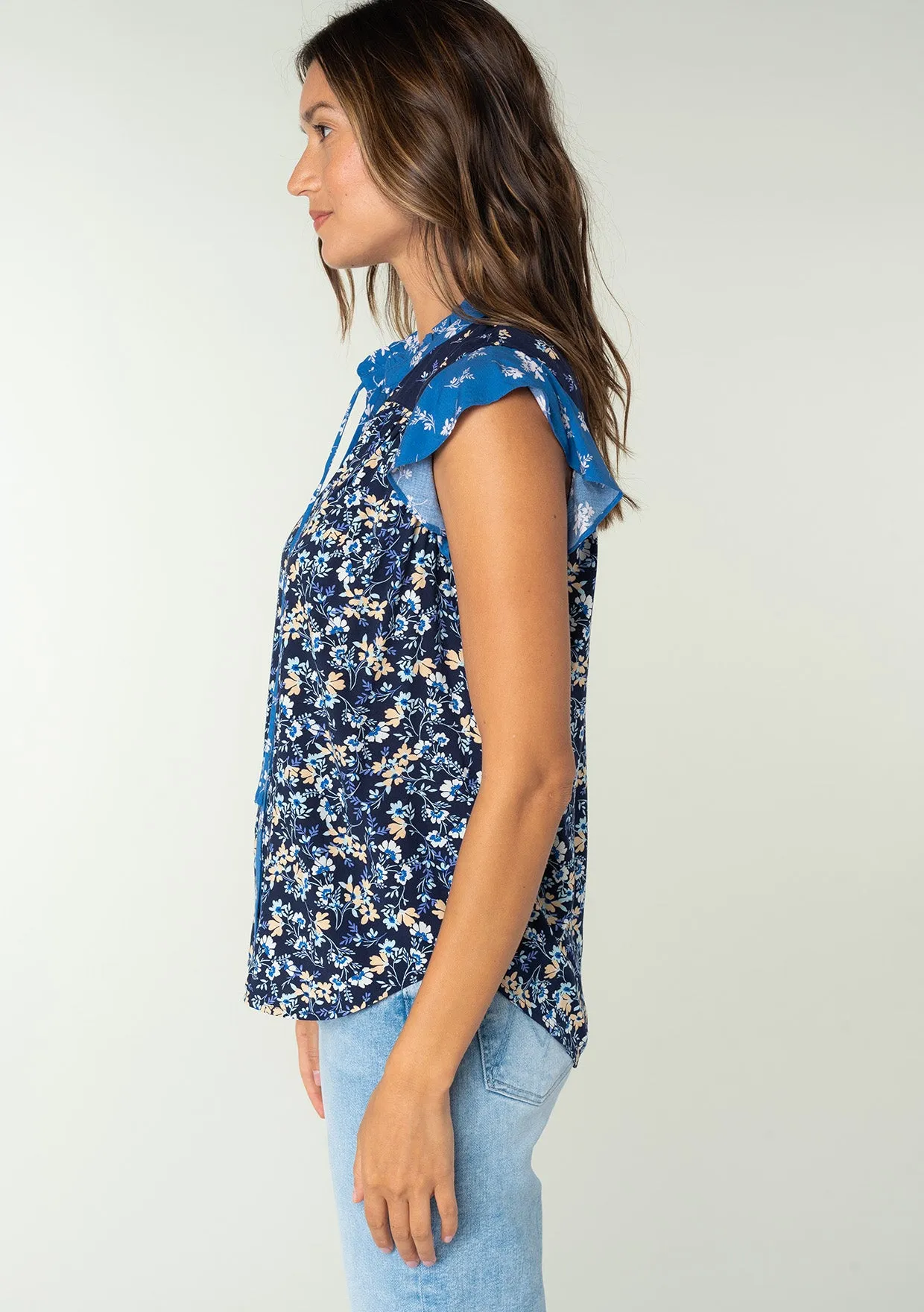 Talitha Flutter Sleeve Top