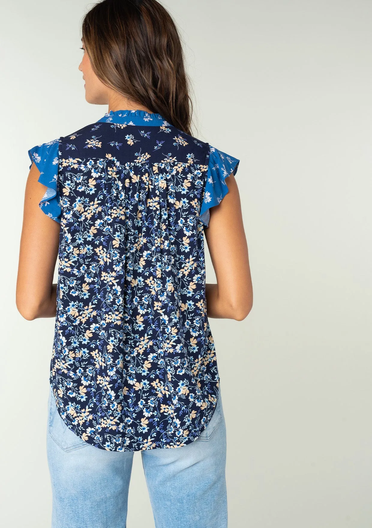 Talitha Flutter Sleeve Top