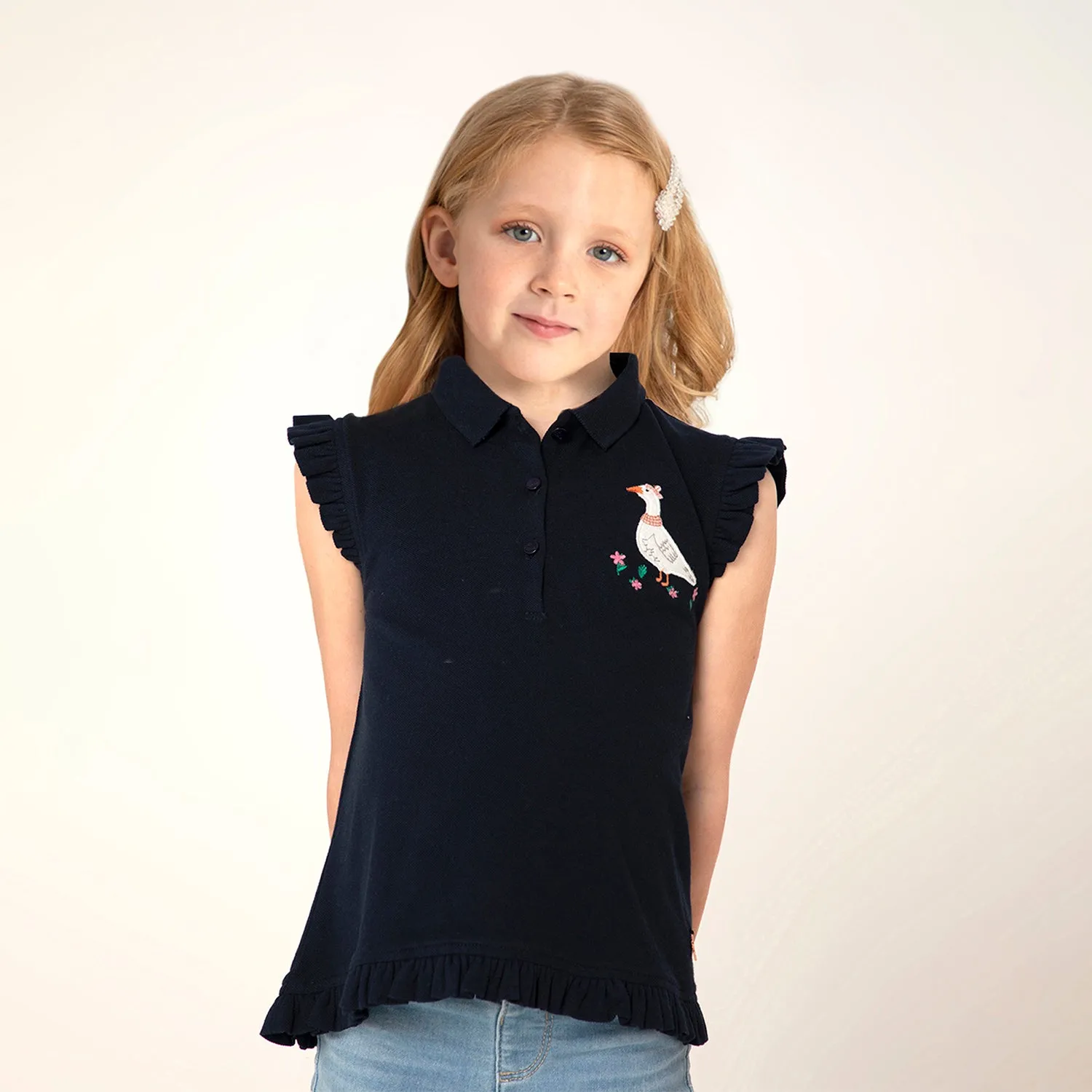 Tandy Ruffled Polo