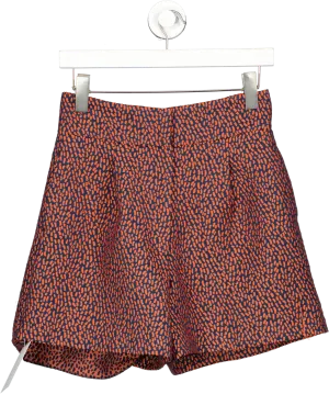 Tara Jamon Blue Embroidered Shorts UK 8