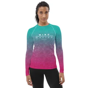 Teal & Pink MM- Women's Performance Long Sleeve