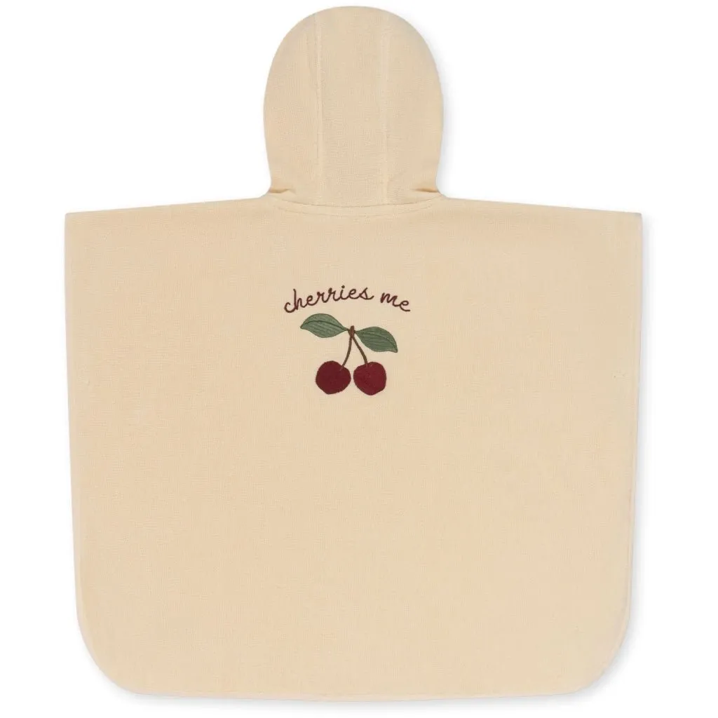 Terry Poncho Embroidery - Handtuchponcho Bestickt aus 100% Bio Baumwolle