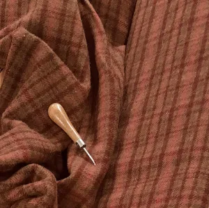 Textured Wool Fabric "Cranberry Bog"