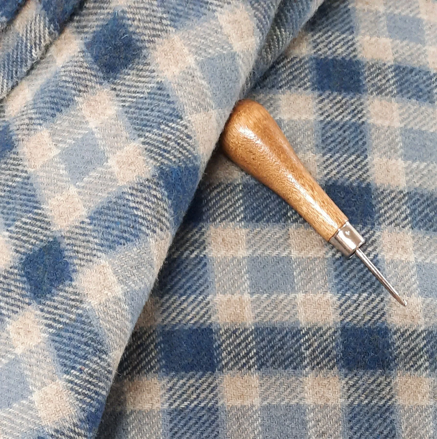 Textured Wool Fabric "Dockside"