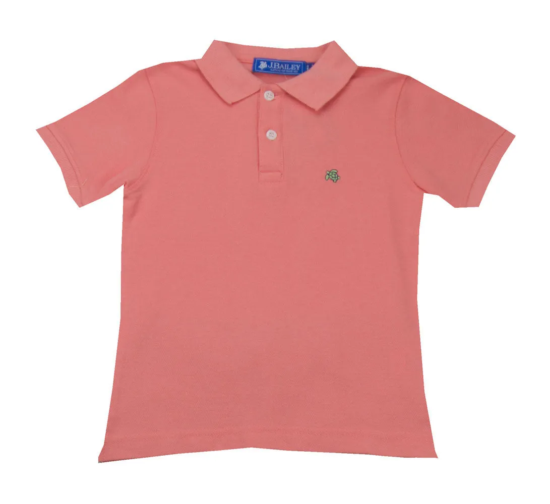 The Bailey Boys Salmon Polo Shirt