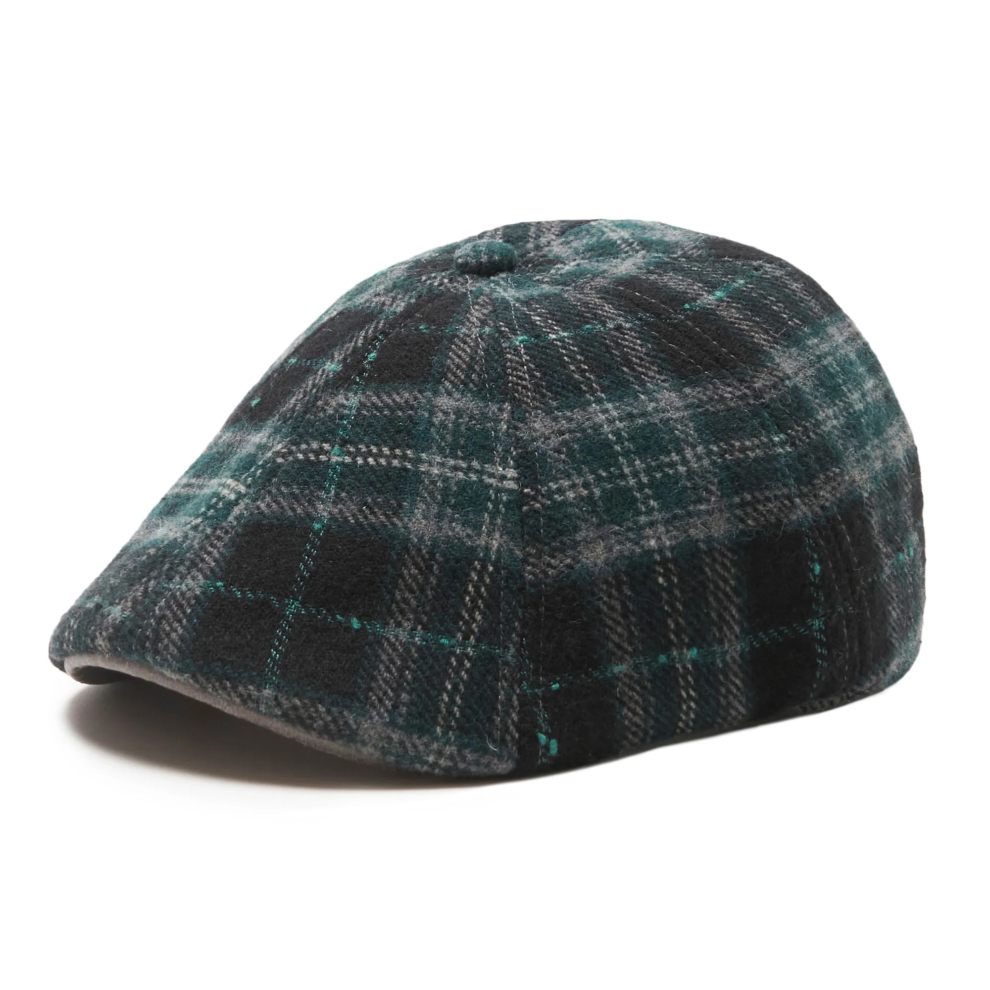 The Blarney Rose Boston Scally Cap - Blarney and Moss Plaid