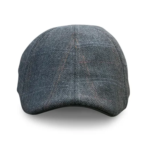 The Bourbon Boston Scally Cap - Smoke & Peat Plaid