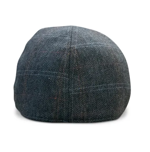 The Bourbon Boston Scally Cap - Smoke & Peat Plaid
