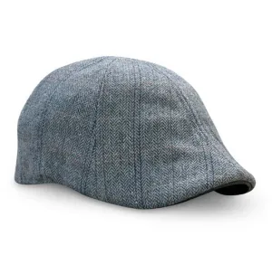 The Bourbon Boston Scally Cap - Steel Oak Plaid