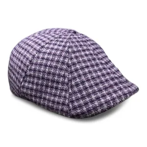 The Braveheart Boston Scally Cap - Thistle and Grey