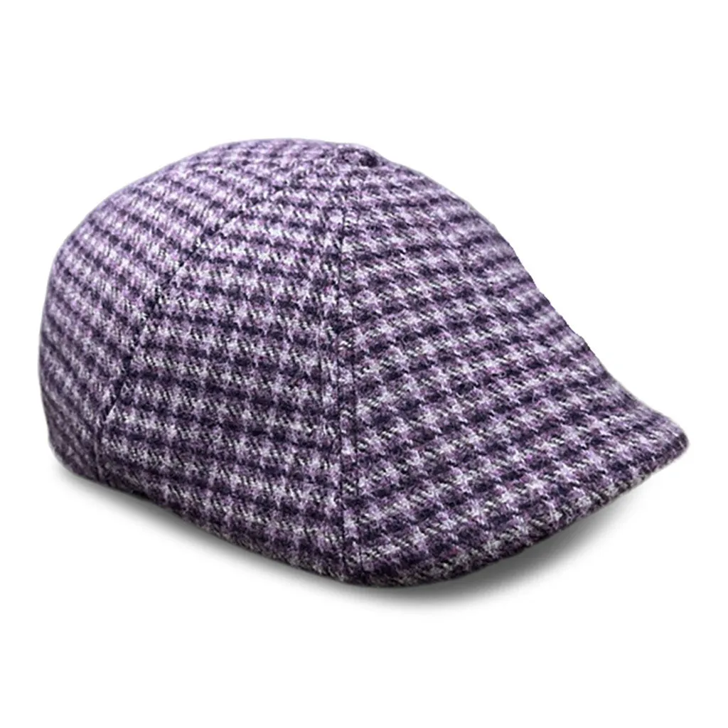 The Braveheart Boston Scally Cap - Thistle and Grey