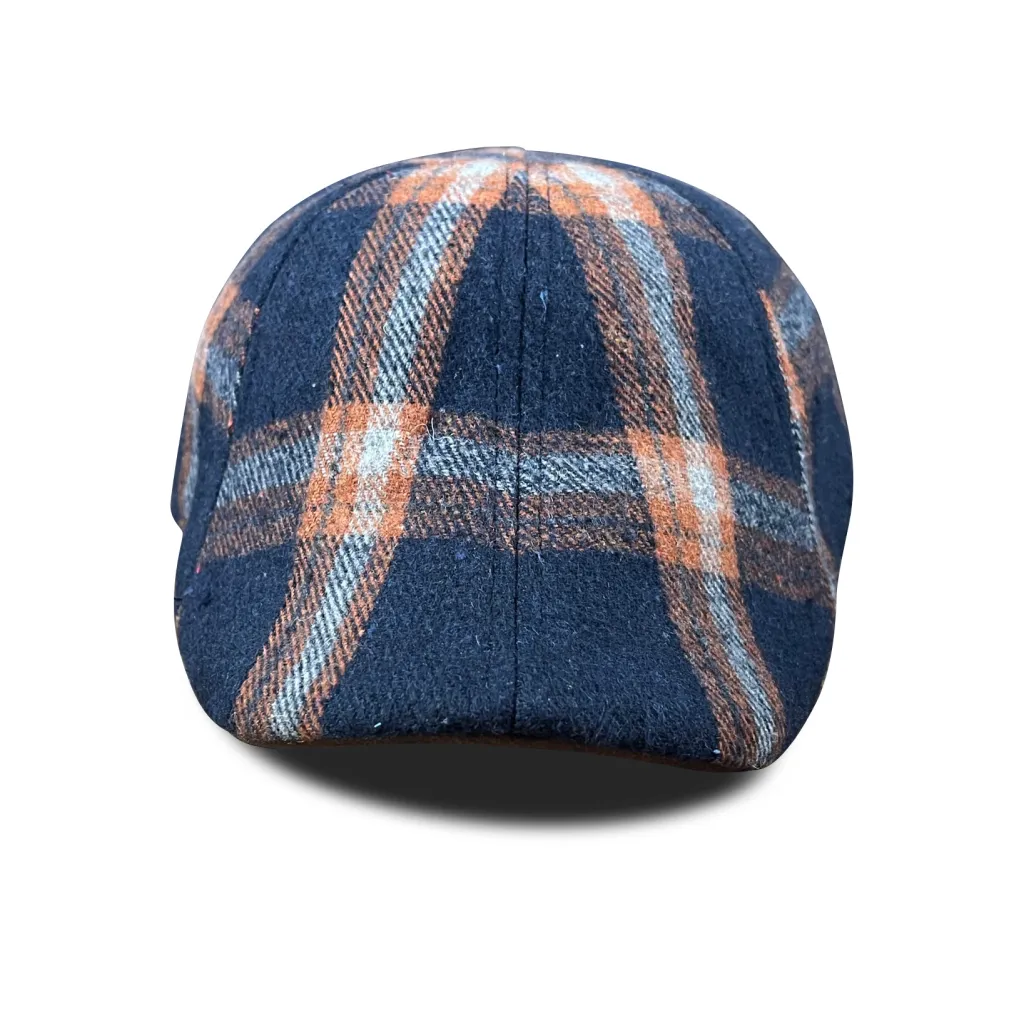 The Brawn Boston Scally Cap - Blue Plaid