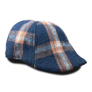 The Brawn Boston Scally Cap - Blue Plaid