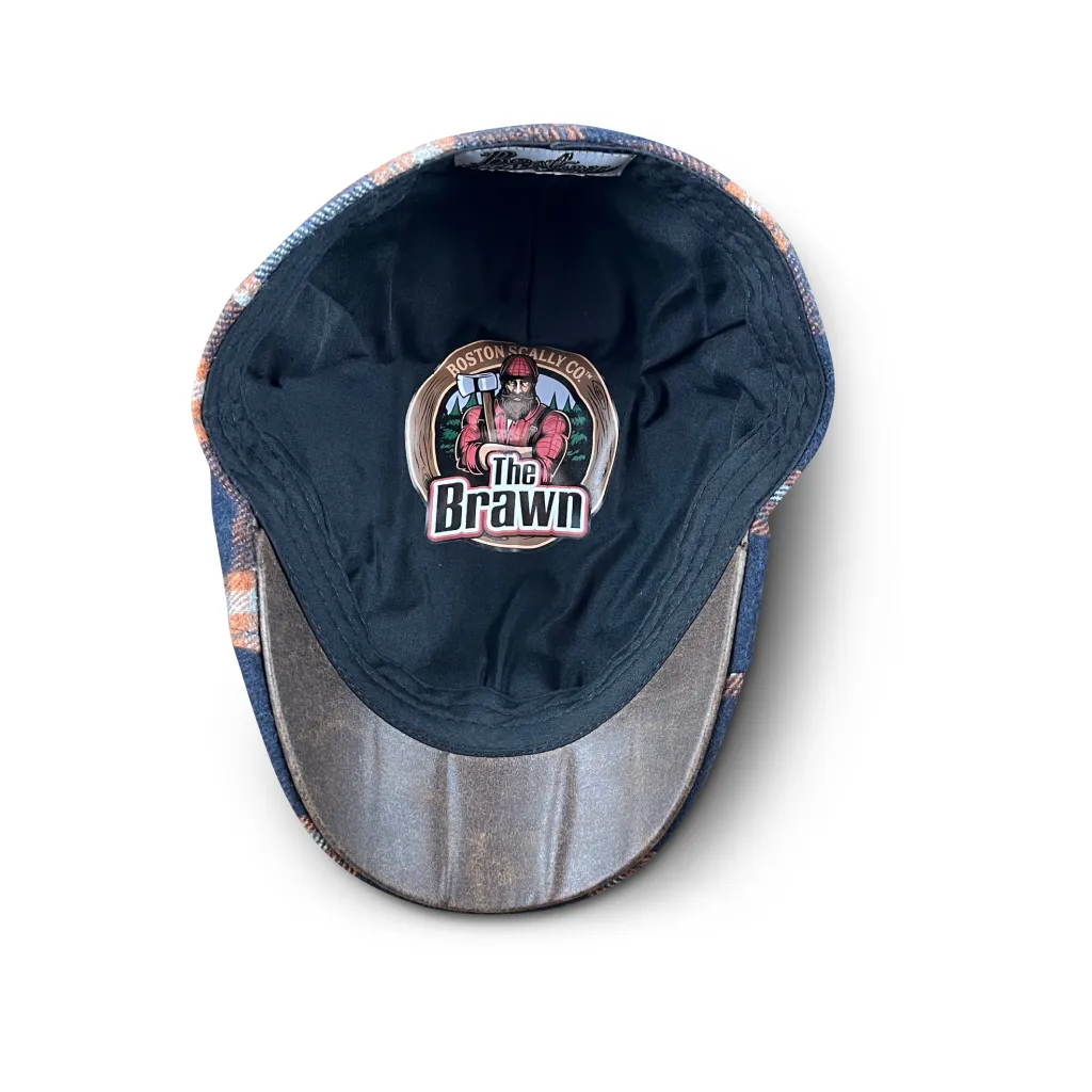 The Brawn Boston Scally Cap - Blue Plaid