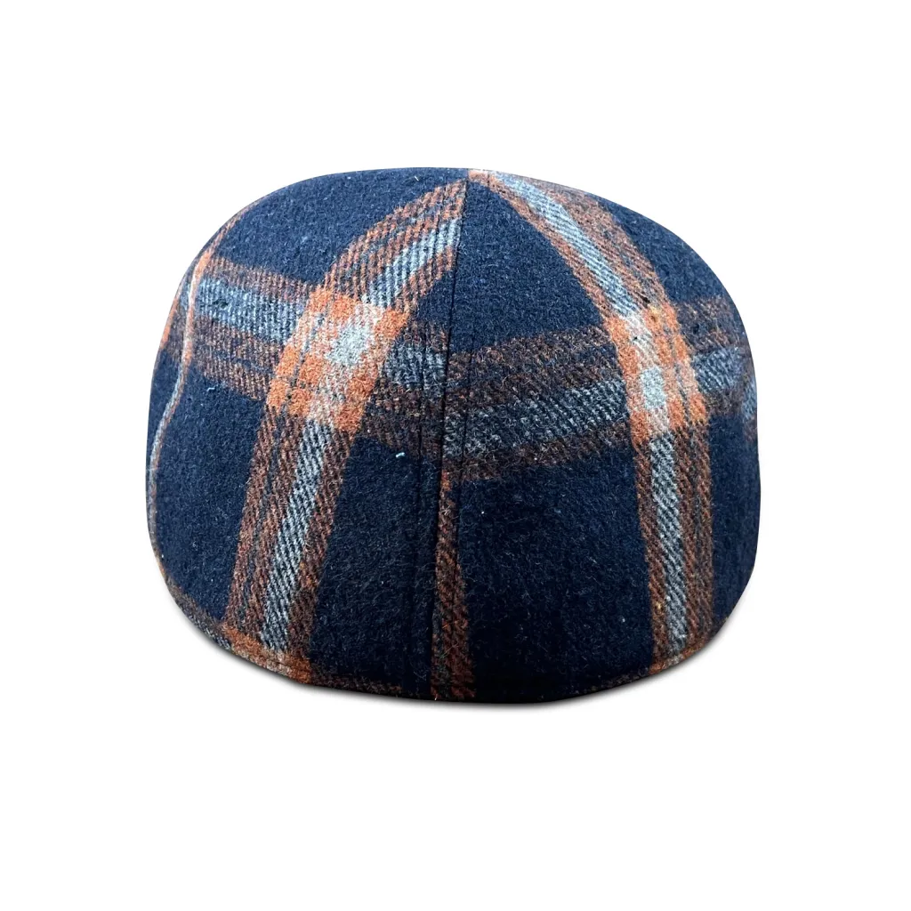 The Brawn Boston Scally Cap - Blue Plaid