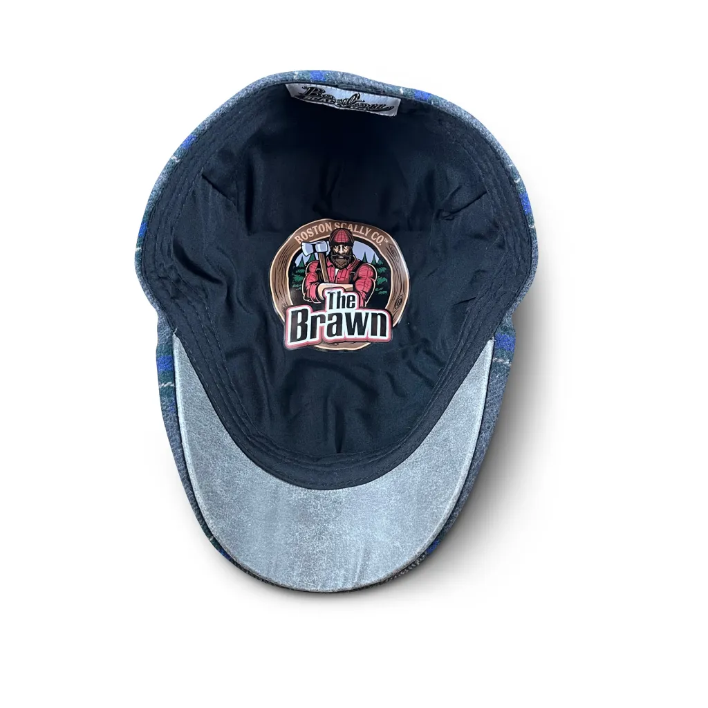 The Brawn Boston Scally Cap - Grey Plaid