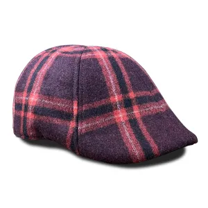 The Brawn Boston Scally Cap - Red Plaid