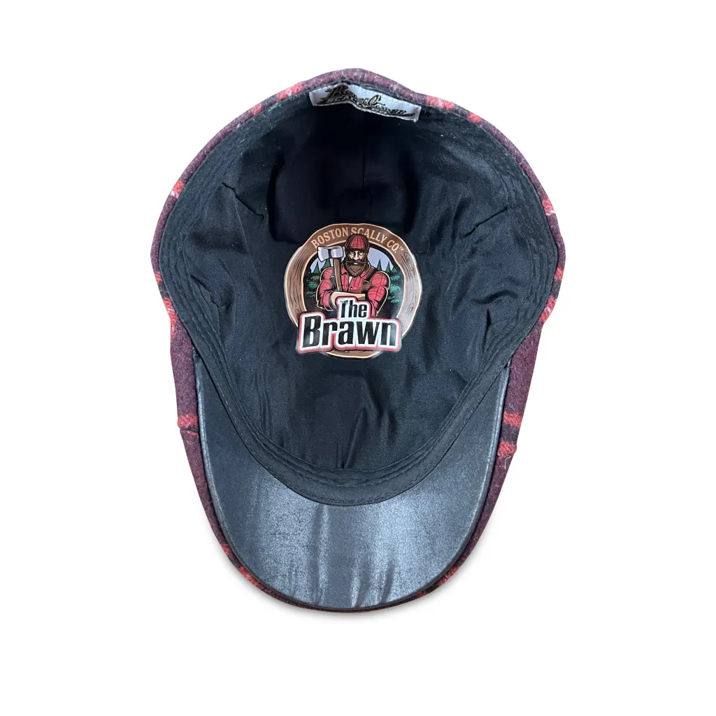 The Brawn Boston Scally Cap - Red Plaid