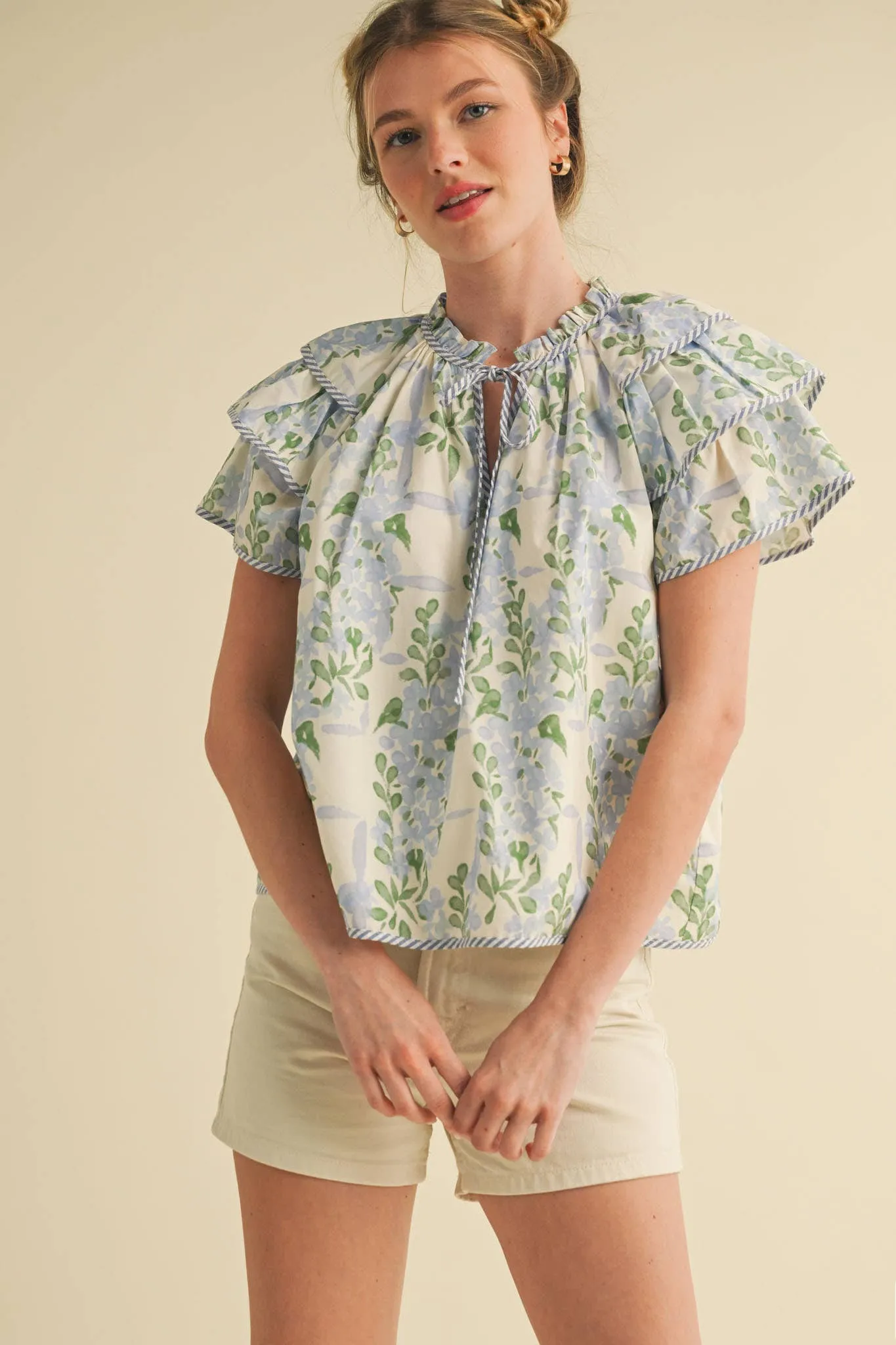 The Diane Flutter Top