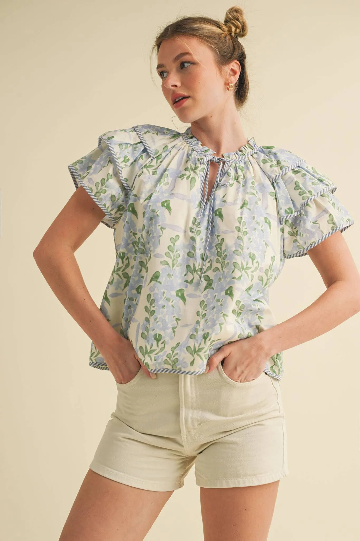 The Diane Flutter Top