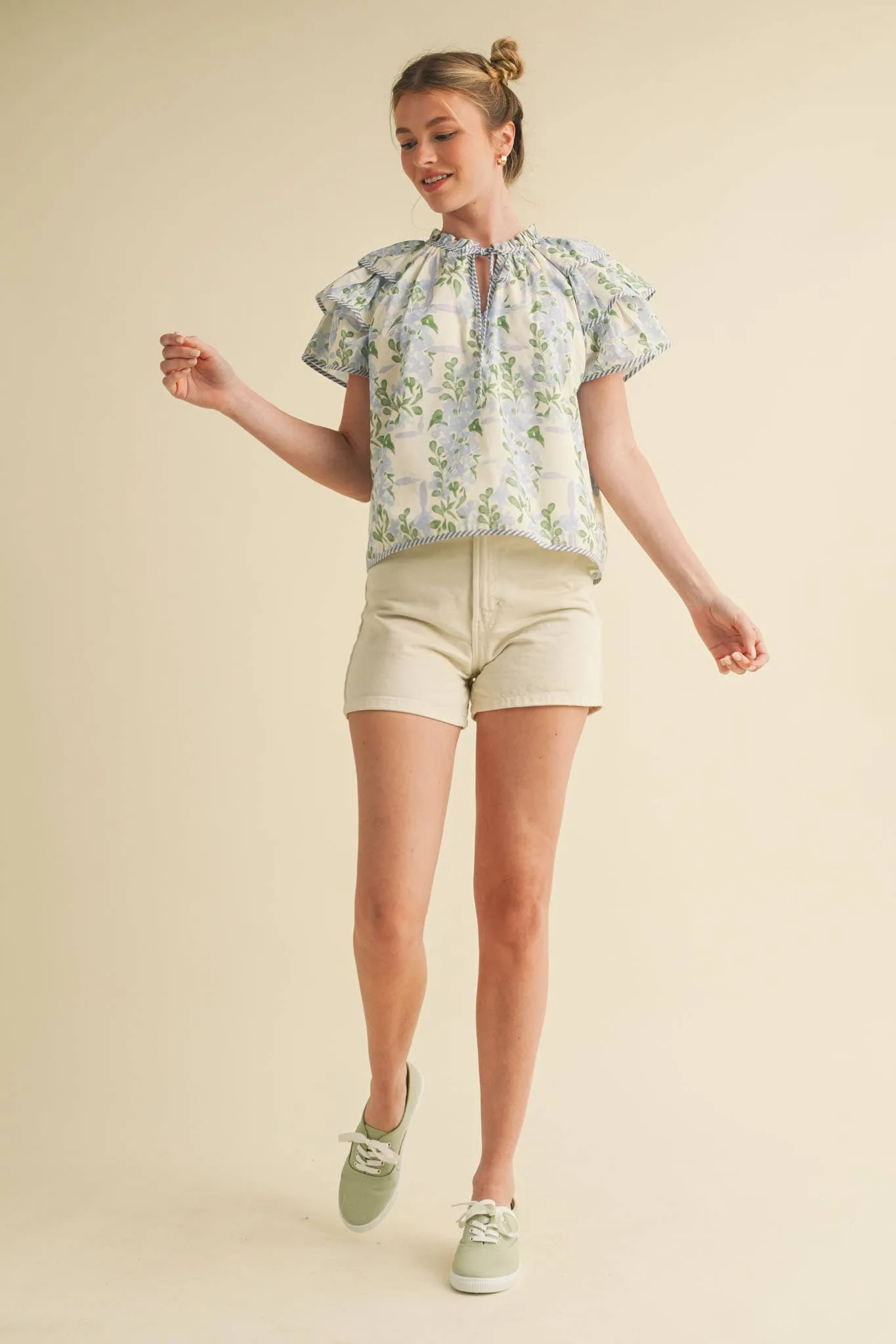 The Diane Flutter Top