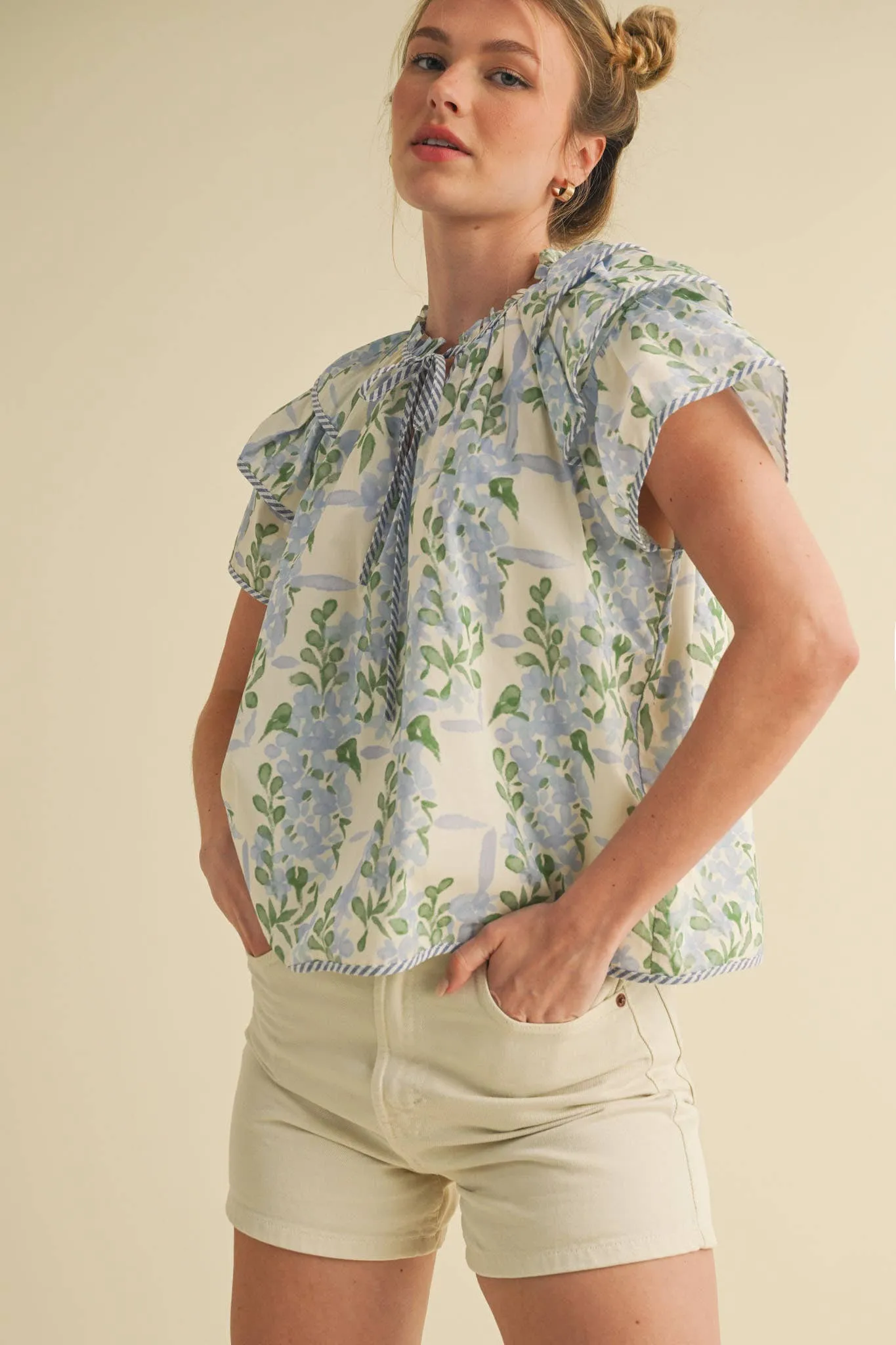 The Diane Flutter Top