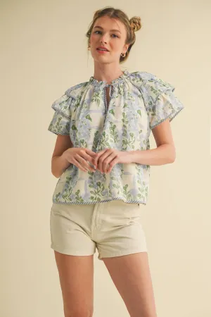 The Diane Flutter Top