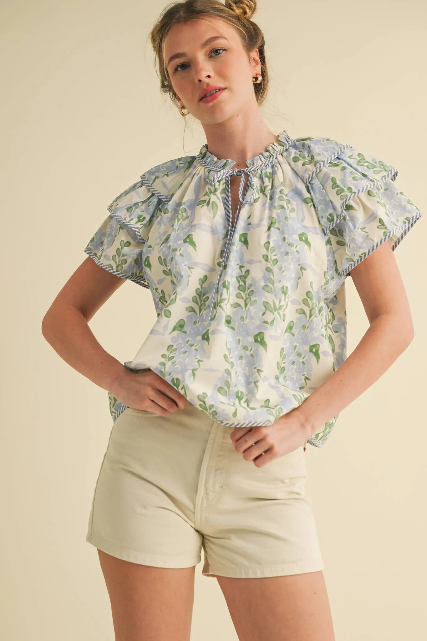 The Diane Flutter Top
