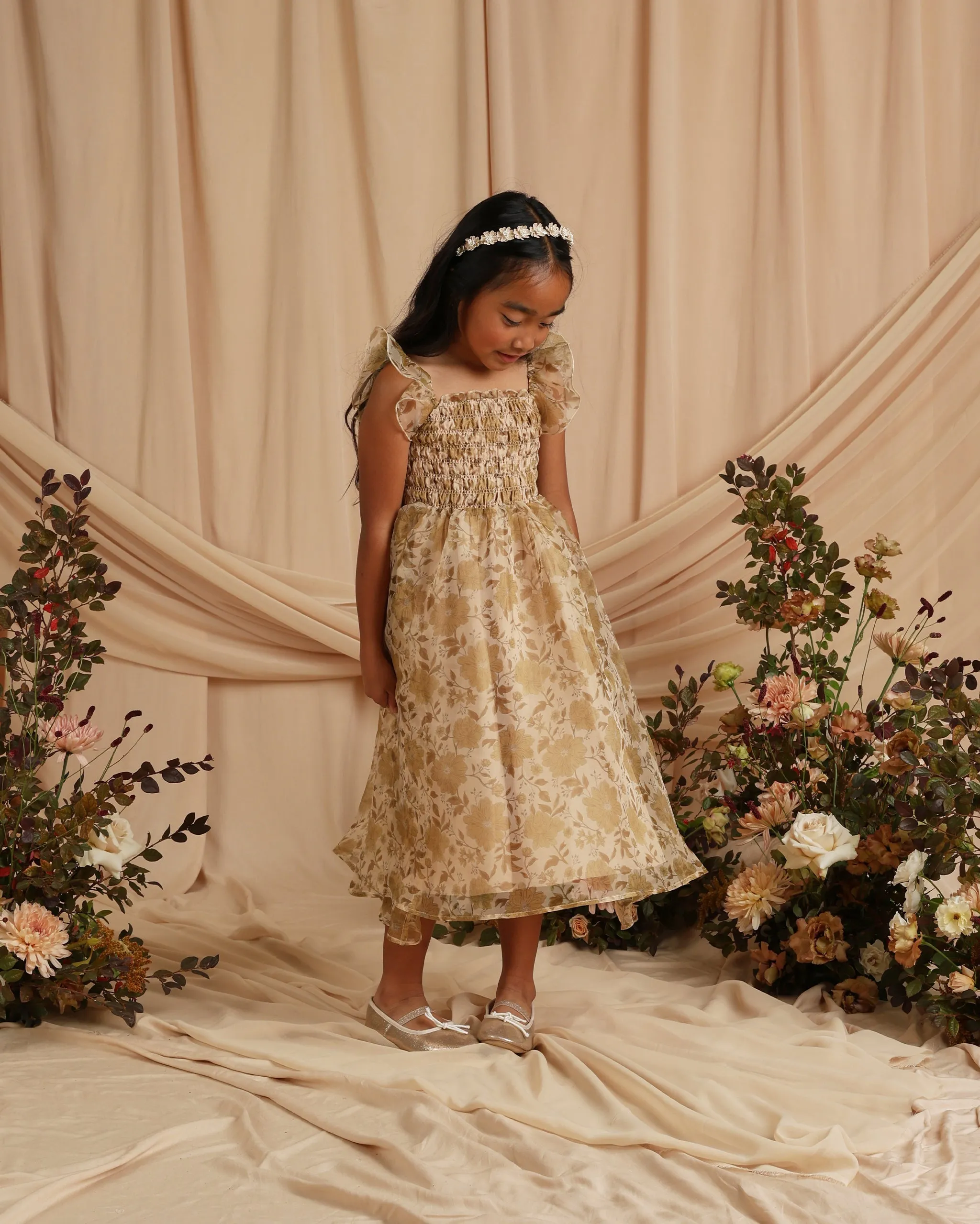 The Dolly Dress by Noralee - Golden Garden - KIDS