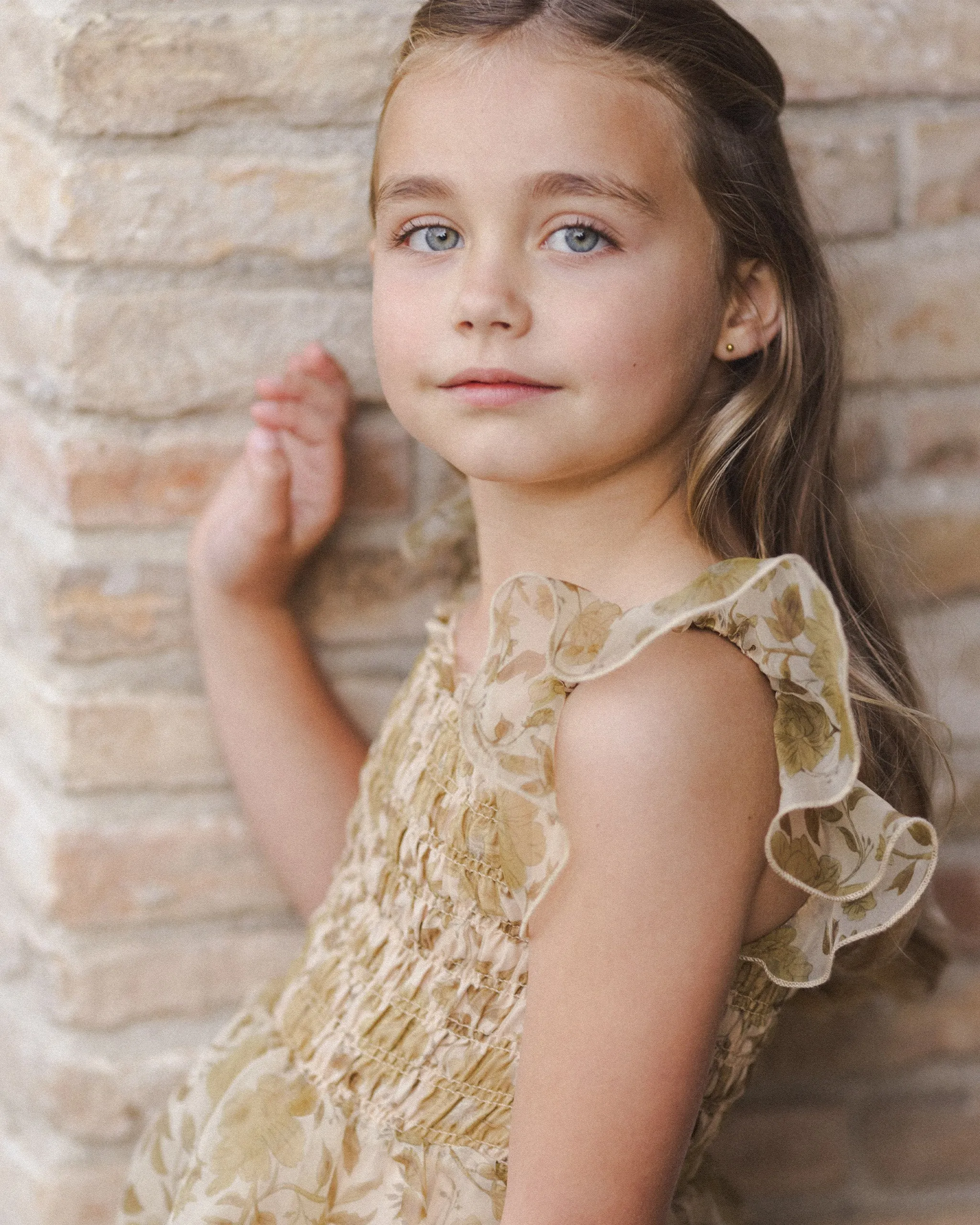 The Dolly Dress by Noralee - Golden Garden - KIDS