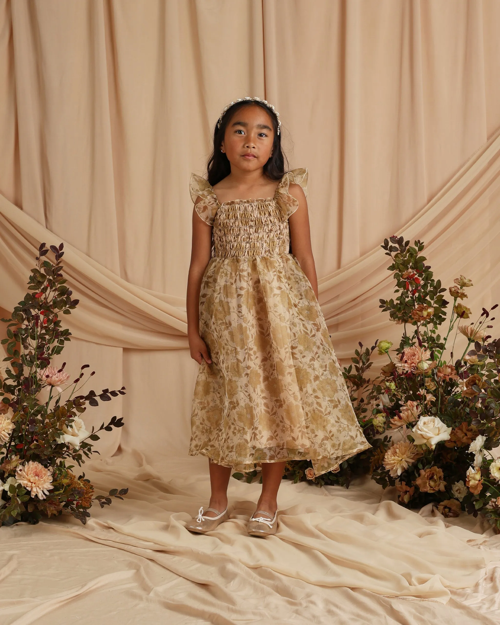 The Dolly Dress by Noralee - Golden Garden - KIDS