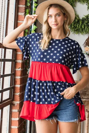 THE FOURTH OF JULY, FLAG TOP