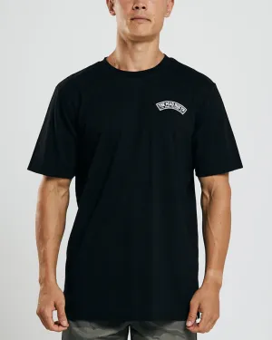 The Mad Hueys Drop Anchor Short Sleeve Tee Black