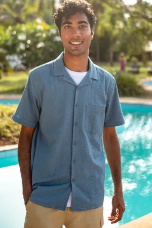 The Seersucker Notched Shirt