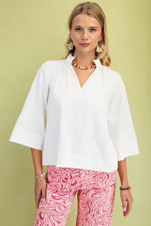 The Tish Blouse - White