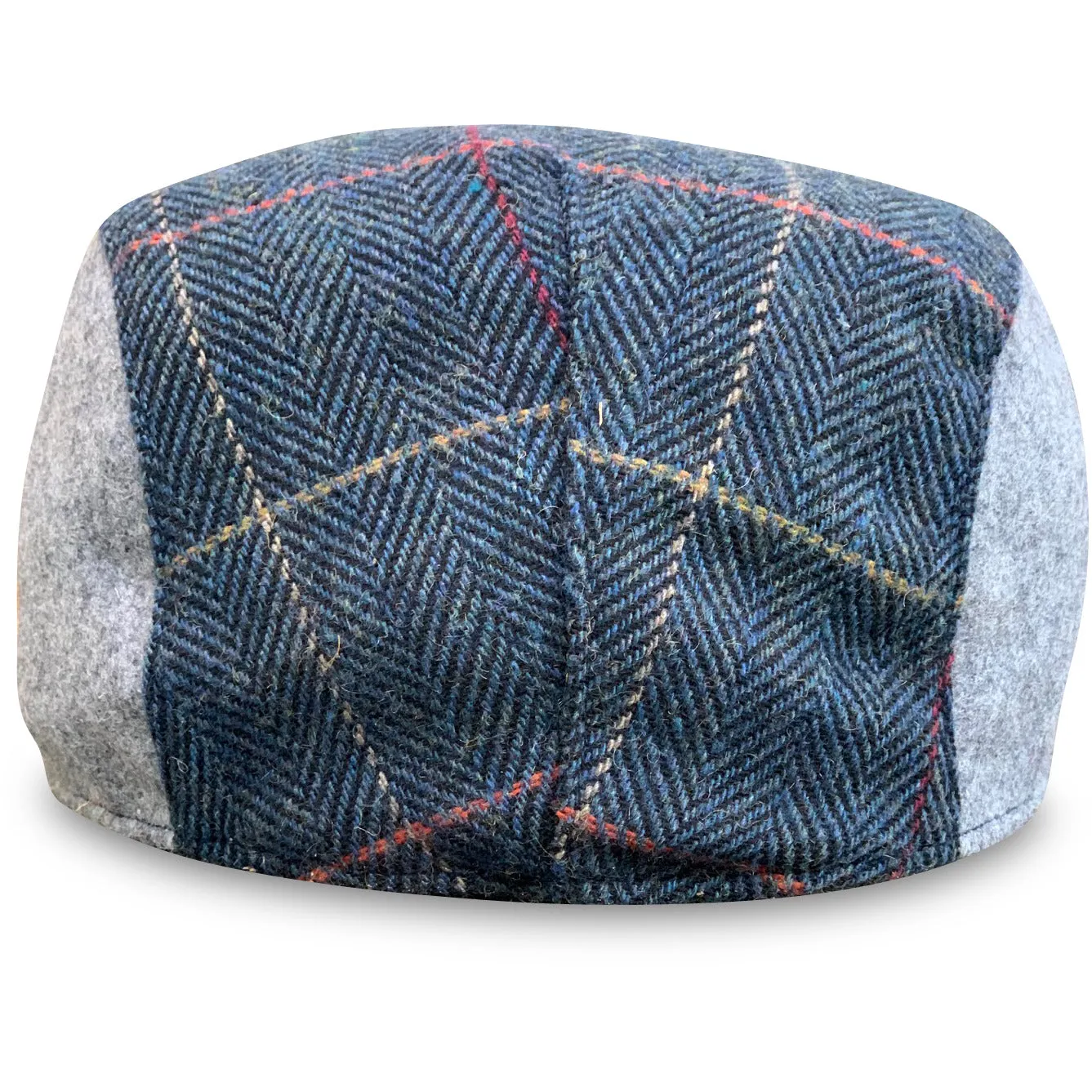 The Whiskey Boston Scally Cap - Royal Wheat Plaid