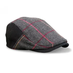 The Whiskey Boston Scally Cap - Smoke & Rye Plaid