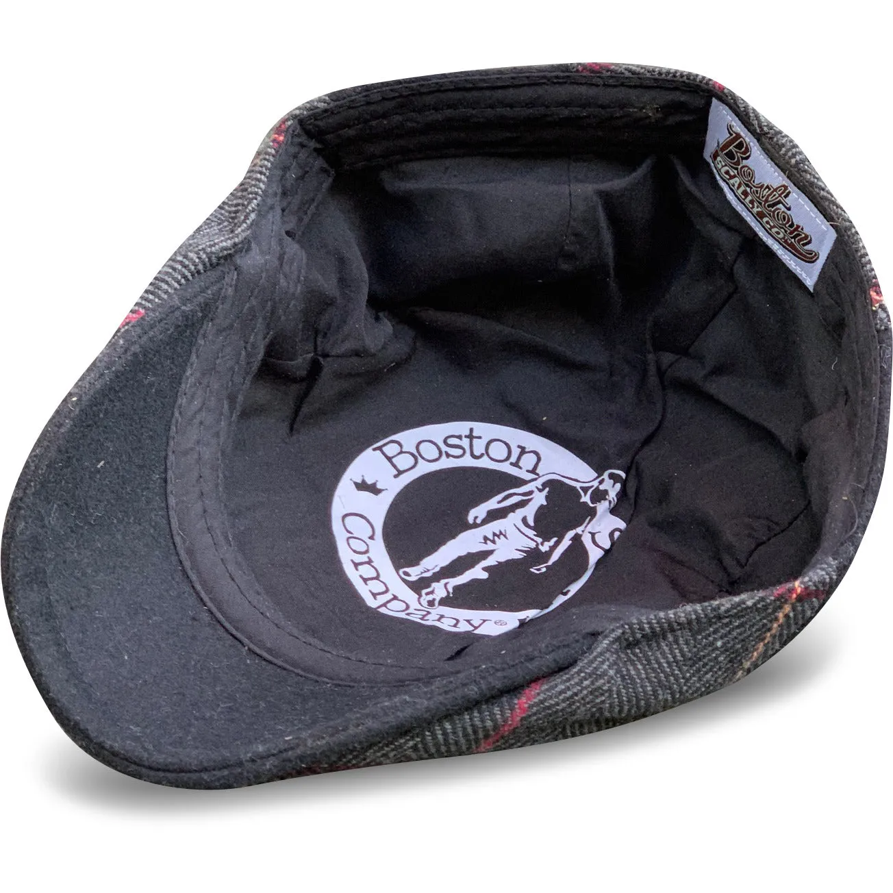 The Whiskey Boston Scally Cap - Smoke & Rye Plaid