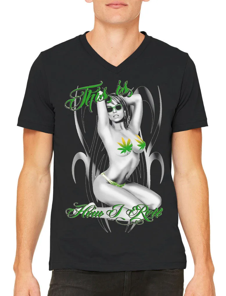 This Is How I Roll Men's V-neck T-shirt
