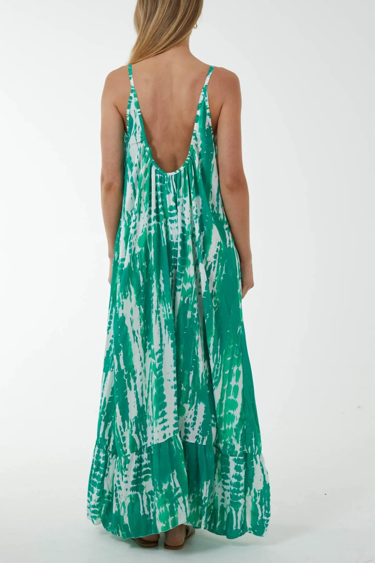 Tie Dye Cami Maxi Dress