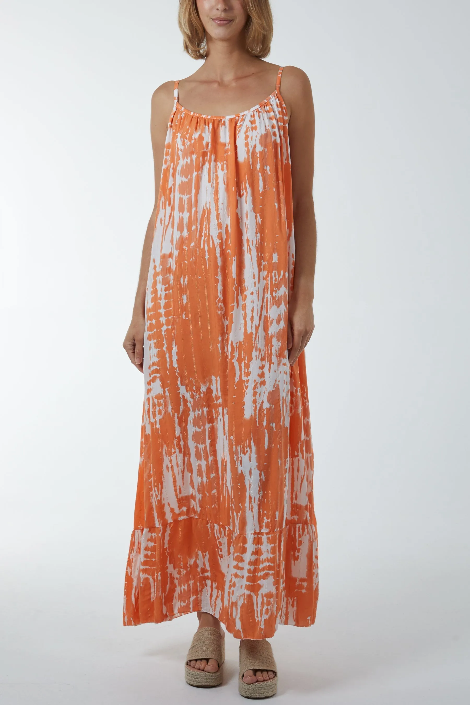 Tie Dye Cami Maxi Dress